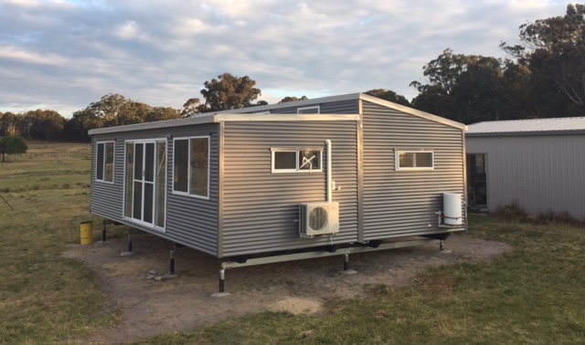 one bedroom, air conditioned, full kitchen granny flat or weekender